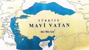 Νέος προκλητικός χάρτης της Τουρκίας