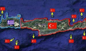 Τουρκικος χαρτης της Κρητης