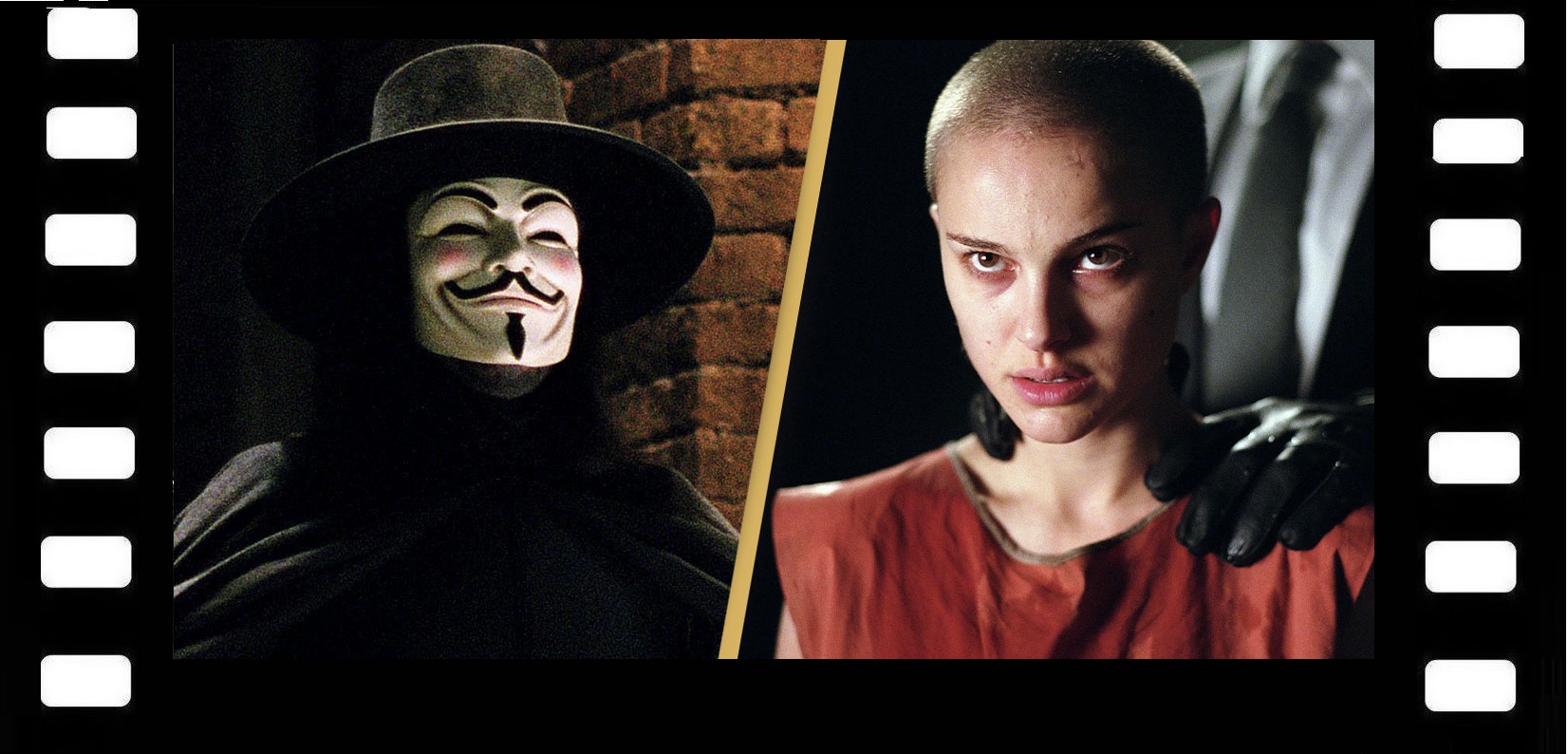 Natalie Portman, Hugo Weaving στην ταινία v-for-vendetta-