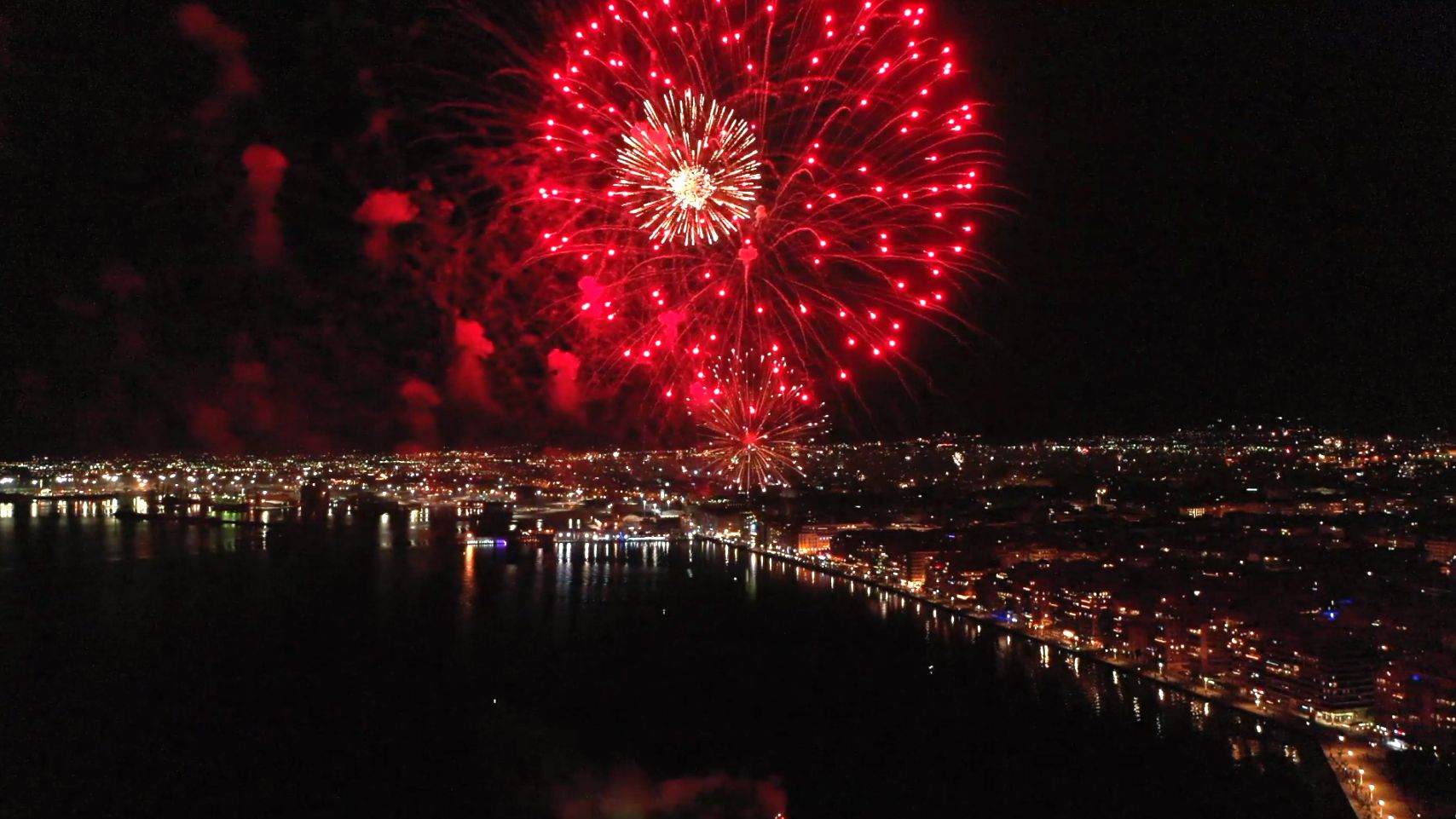 Πυροτεχνήματα πρωτοχρονιάς στη Θεσσαλονίκη