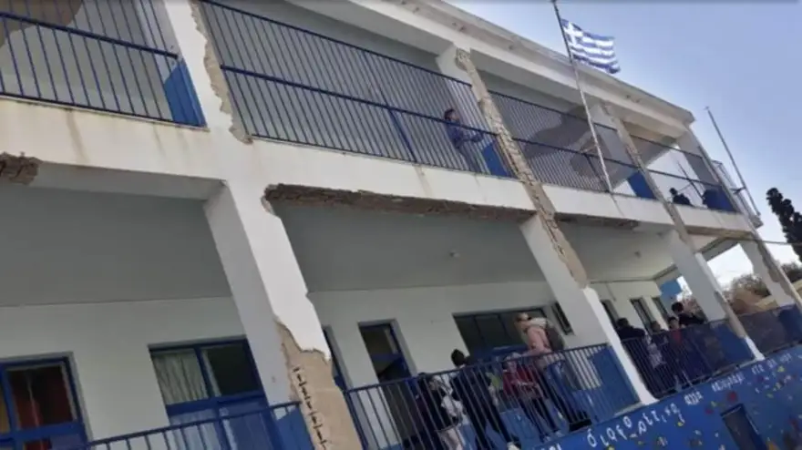 Επικίνδυνο σχολείο στη Χίο