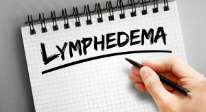 Lymphedema text on notepad