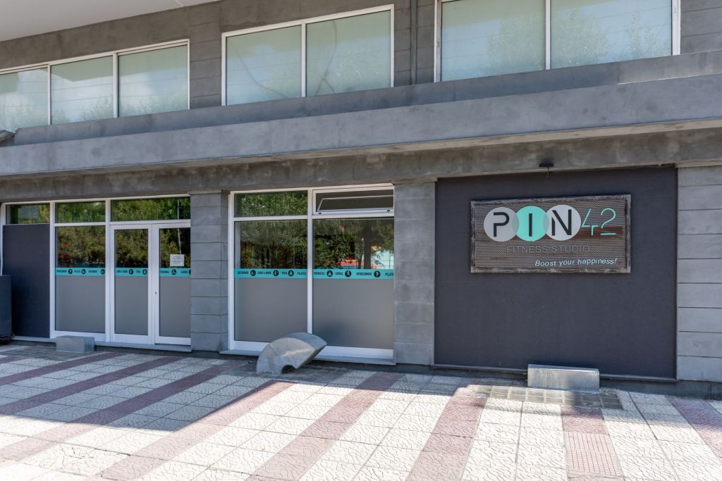 PIN42 fitness studio εξωτερική όψη